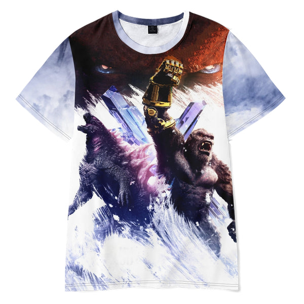 aminibi- Kids Godzilla X Kong The New Empire T-shirt