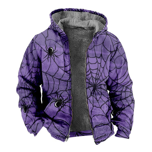 Spider Web Themed Coat