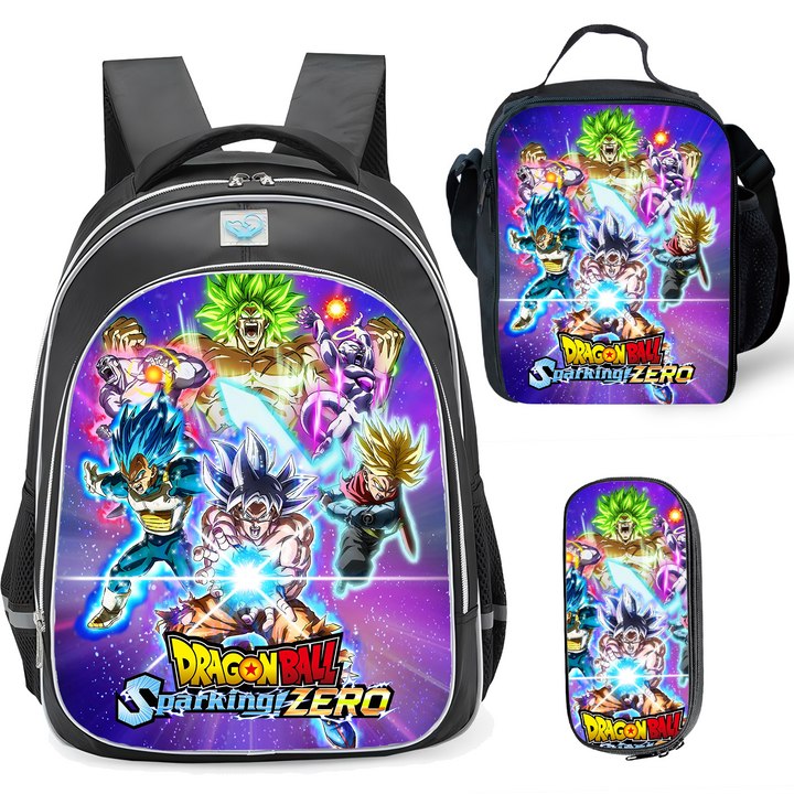 aminibi- Dragon Ball Sparking Zero Black Backpack