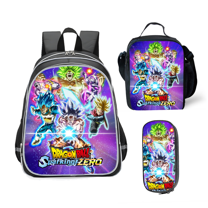 aminibi- Dragon Ball Sparking Zero Black Backpack