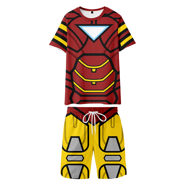 Iron Man Mark VI T-shirt and Shorts 2pcs