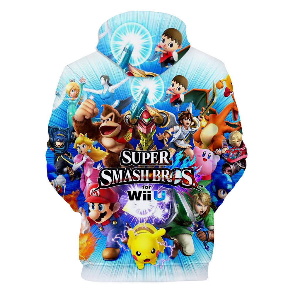 aminibi- Fashion Super Smash Bros 3D Hoodie