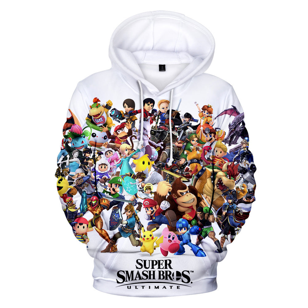 aminibi- Fashion Super Smash Bros 3D Hoodie