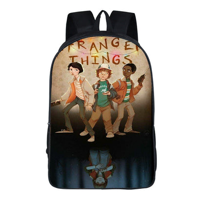 aminibi- Fashion Stranger Things 3 backpack teenagers book bag
