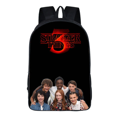 aminibi- Fashion Stranger Things 3 backpack teenagers book bag