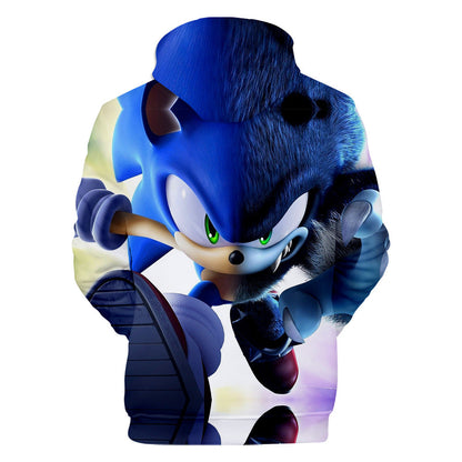 aminibi- Kids Sonic The Hedgehog 3D  Hoodie