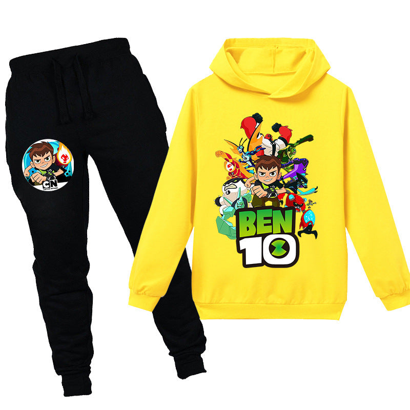 aminibi- Kids Ben 10  Casual Hoodie Tracksuit Sportwear