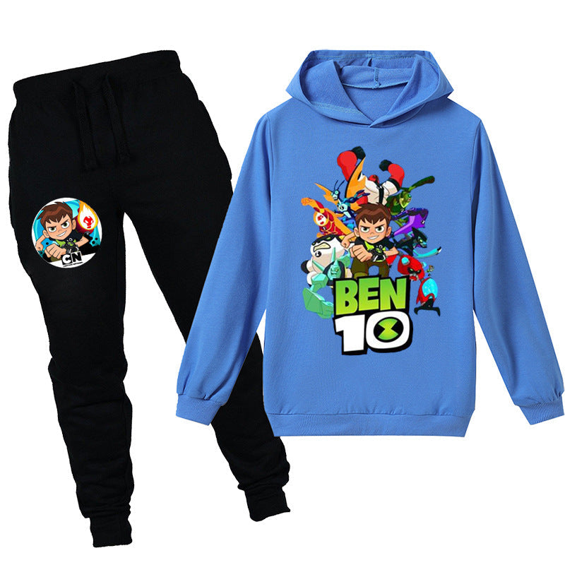 aminibi- Kids Ben 10  Casual Hoodie Tracksuit Sportwear