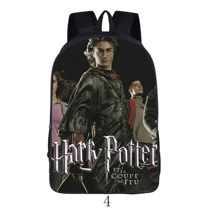 aminibi- Fashion Harry potter book bag teenger backpack