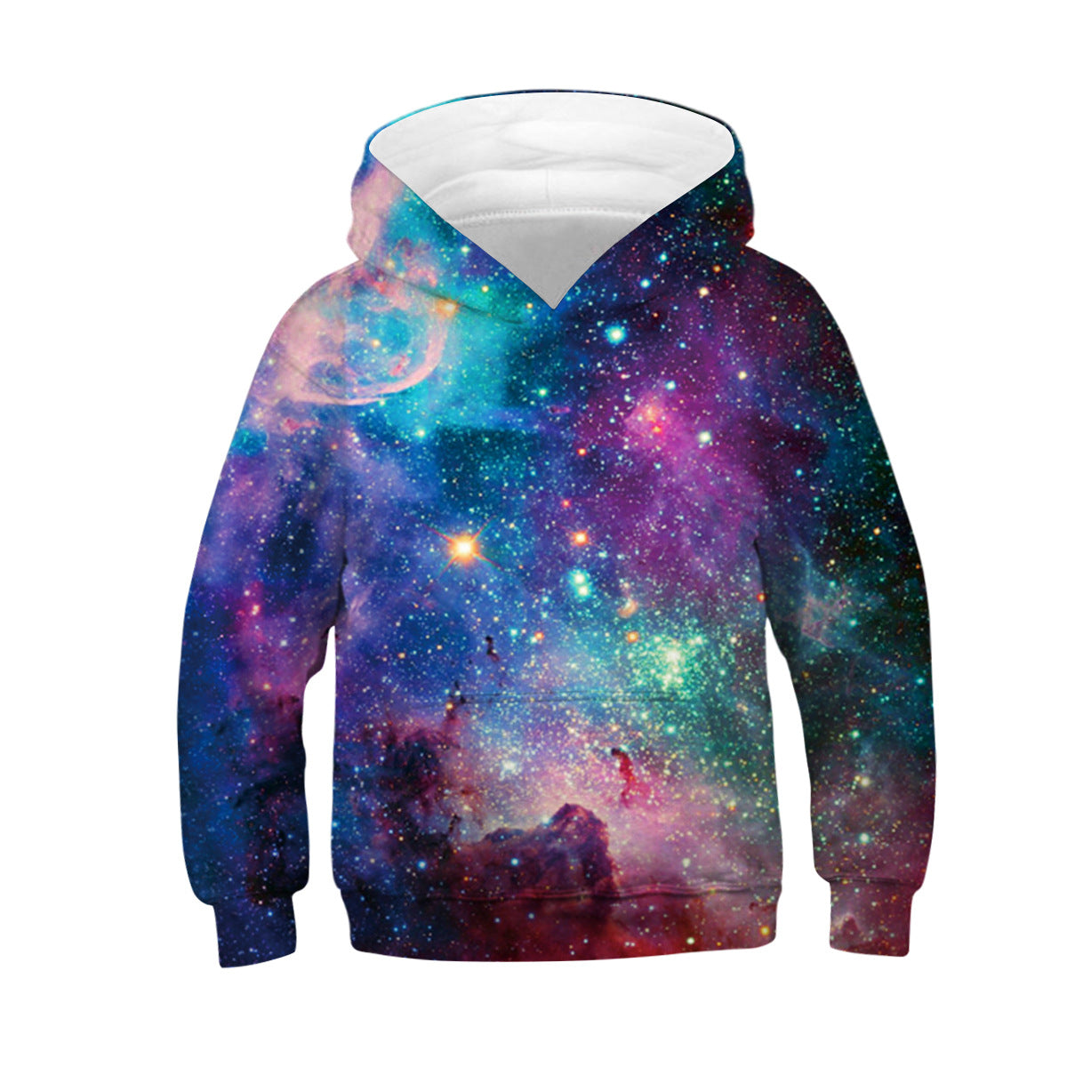aminibi- Unisex galaxy Hooded Sweatshirt for boys and girls