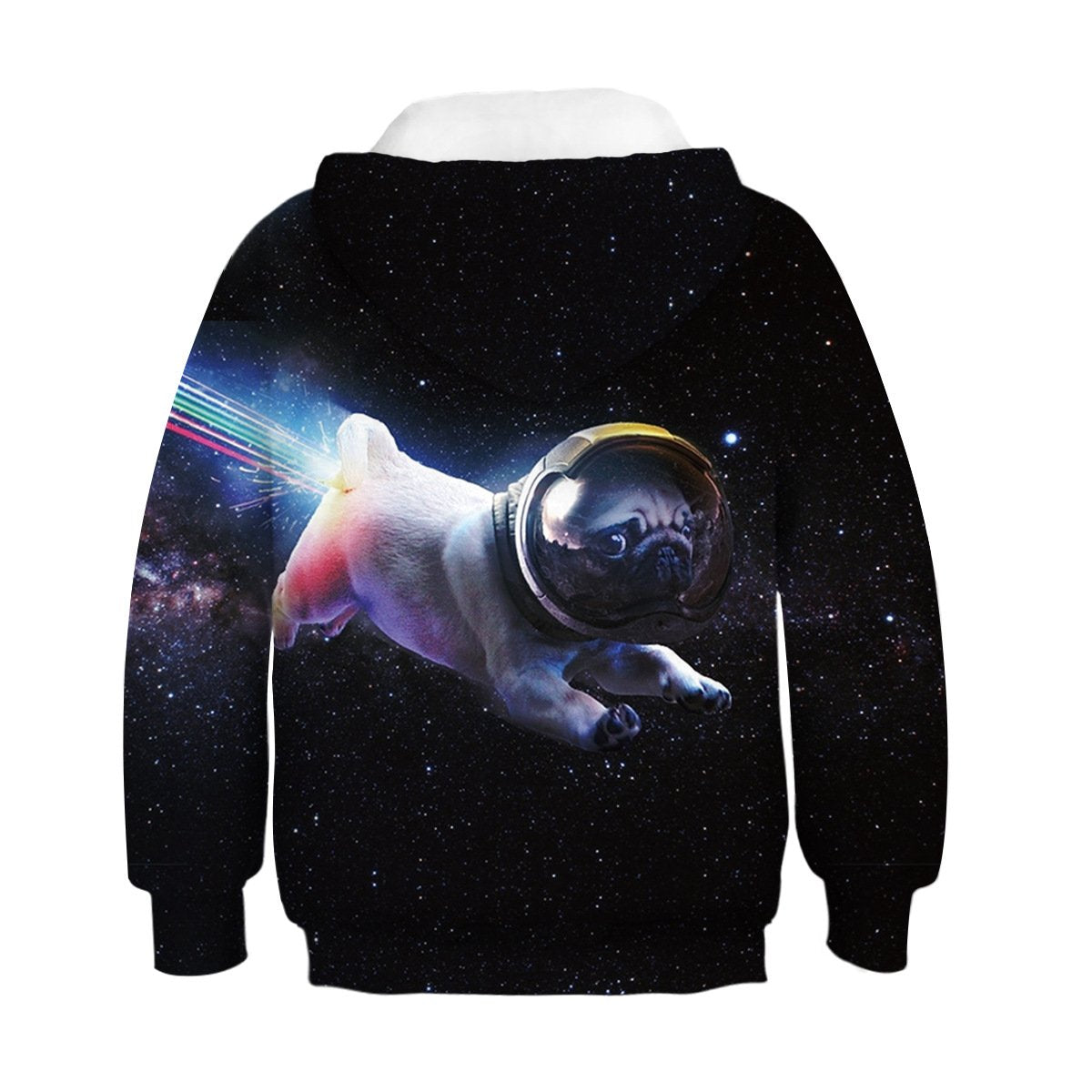 aminibi- Kids Galaxy space pug Hoodie Unisex Sweatshirt
