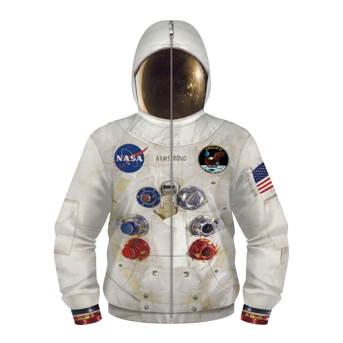 aminibi- Kids  Apollo Spacewalk Suit Zip Up Hoodie