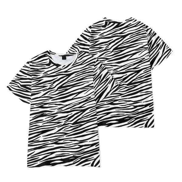 aminibi- Zebra Pattern　T-shirt