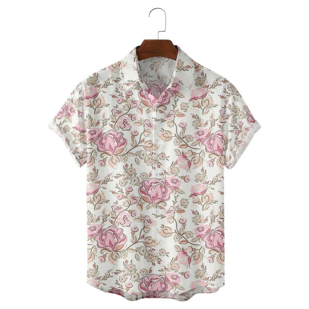 aminibi- Summer Flowers　Shirt