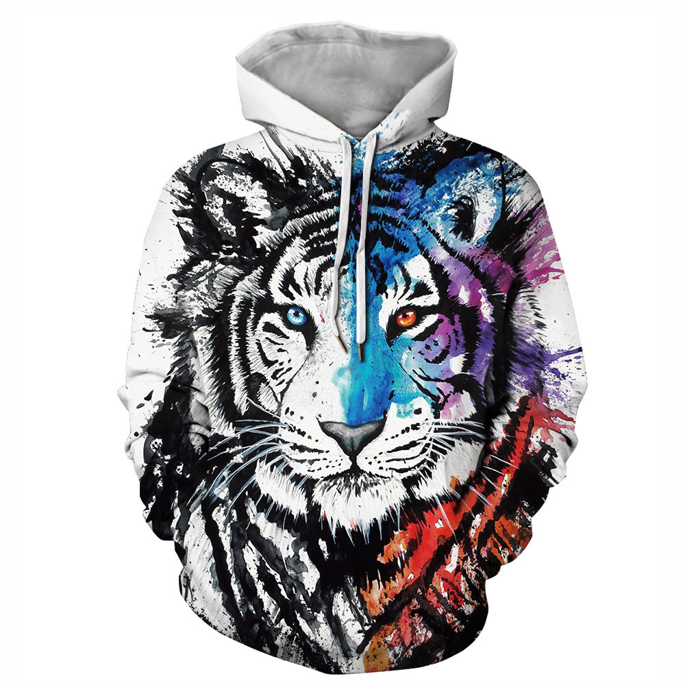 aminibi- Majestic Siberian Tiger Art Hoodie