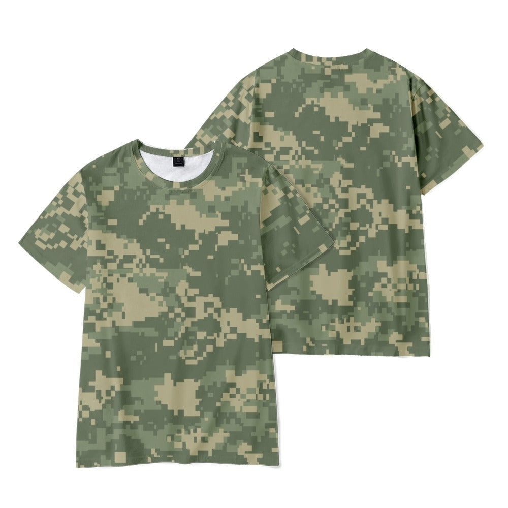 aminibi- Digital Camo Camouflage Graphic T-shirt