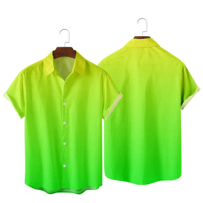 aminibi- Fashion Gradient Color Shirt