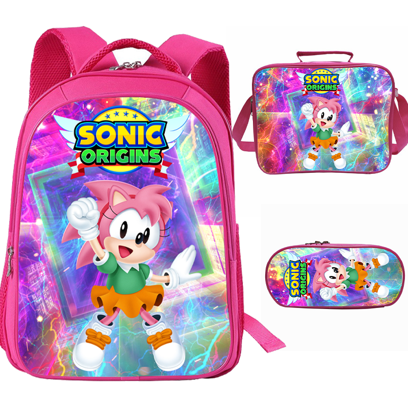 aminibi- Amy Rose  Backpack Set  for  School