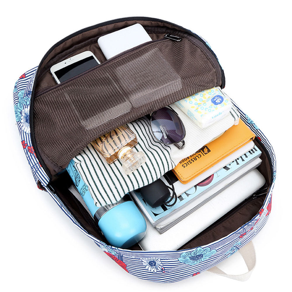 aminibi- School Backpack for Teen Girls Lightweight Kids Girls School Bookbags Backpack Set
