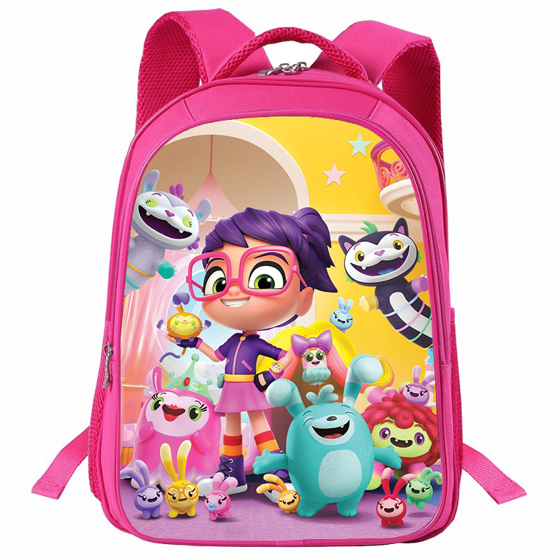 aminibi- Cute Cartoon Primary School Backpack Lunch Bag Pencil Case
