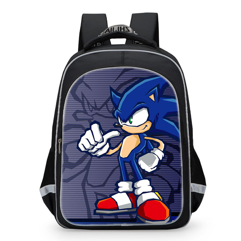 aminibi- Sonic The Hedgehog  Reflective strip Backpack