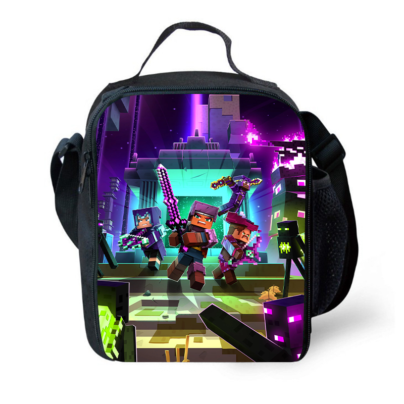 aminibi- minecraft echoing void  Backpack Lunch Bag Pencil Case