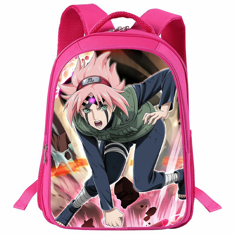 aminibi- Haruno Sakura Pink School Bag Girls Backpack