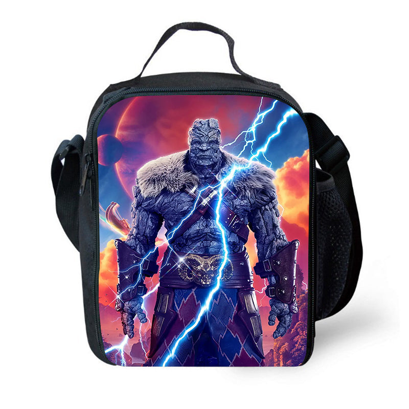 aminibi- Thor korg Backpack Lunch Bag Pencil Case